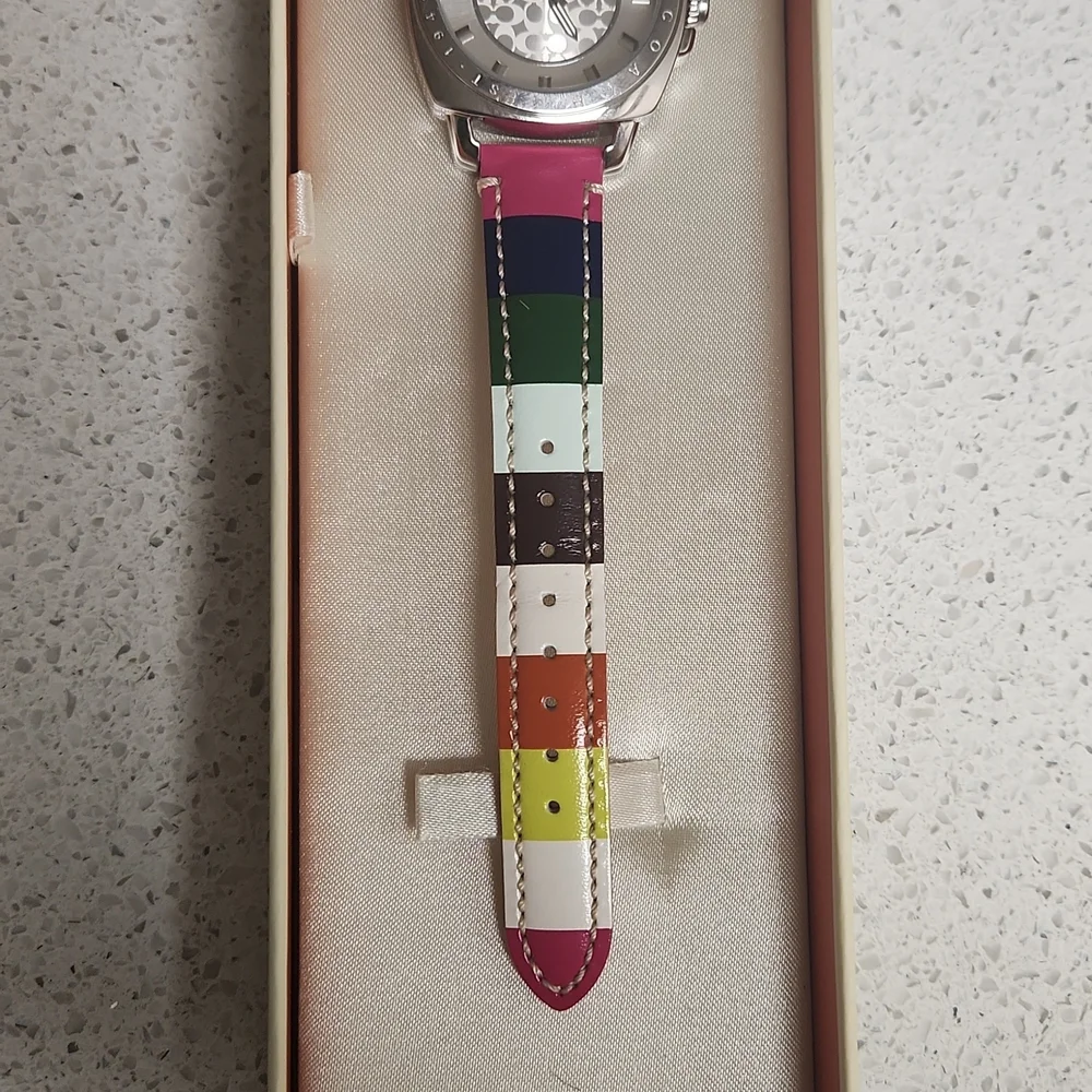 Coach Women's MultiColor Legacy Stripe Watch